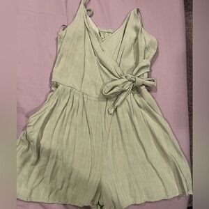 Green short romper